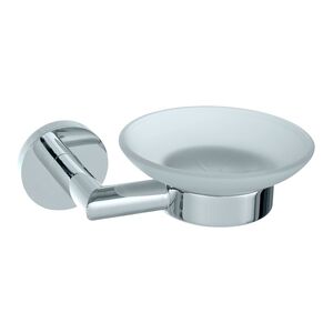 Wenko Napoli-Revello Power-Loc Soap Dish Chrome and Clear Wenko Napoli-Revello Power-Loc Soap Dish Chrome and Clear
